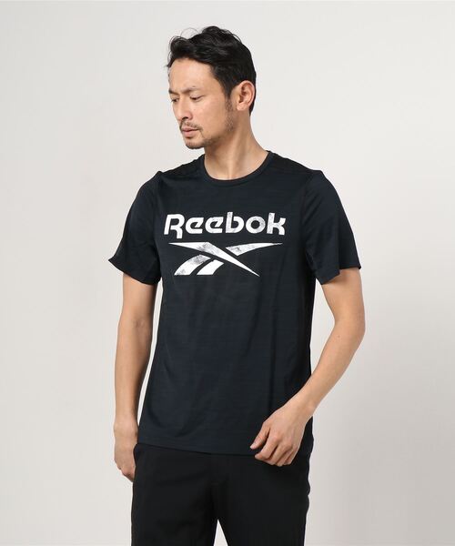 Reebok(リーボック)の「ワークアウト レディ アクティブチル Tシャツ / Workout Ready Activchill T-Shirt(Tシャツ/カットソー・メンズ・ブラック/アクア/ネイビー・LARGE/XX-LARGE/X-LARGE/X-SMALL/SMALL/MEDIUM)」の4枚目の写真