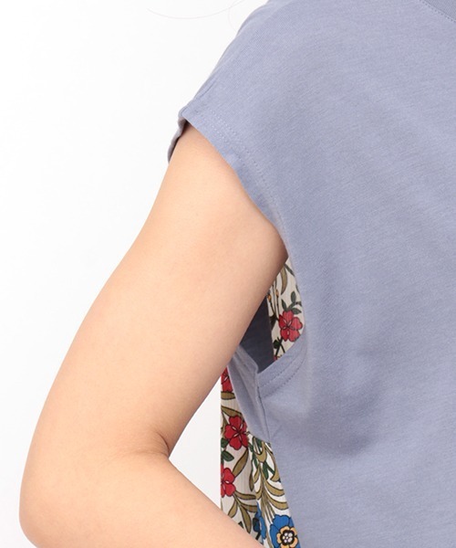 チチカカ（チチカカ）の「バックコンビフレンチチュニック（チュニック・レディース・ブルー/ベージュ/ボルドー・FREE）」の16枚目の写真