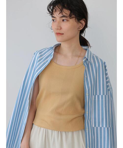 AMERICAN HOLIC（アメリカンホリック）の「針抜きテレコタンクトップ（タンクトップ・レディース・ライトベージュ/オレンジ/チャコールグレー/オフホワイト・L/M）」の17枚目の写真