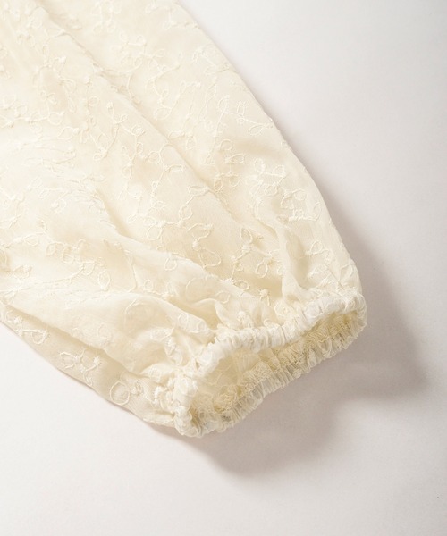 Crisp yours（クリスプユアーズ）の「セーラーカラーシアーブラウス（シャツ/ブラウス・レディース・ホワイト/アイボリー・FREE）」の20枚目の写真