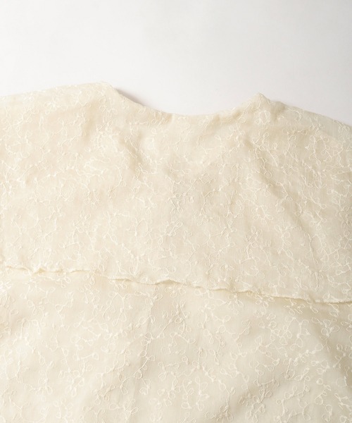 Crisp yours（クリスプユアーズ）の「セーラーカラーシアーブラウス（シャツ/ブラウス・レディース・ホワイト/アイボリー・FREE）」の19枚目の写真