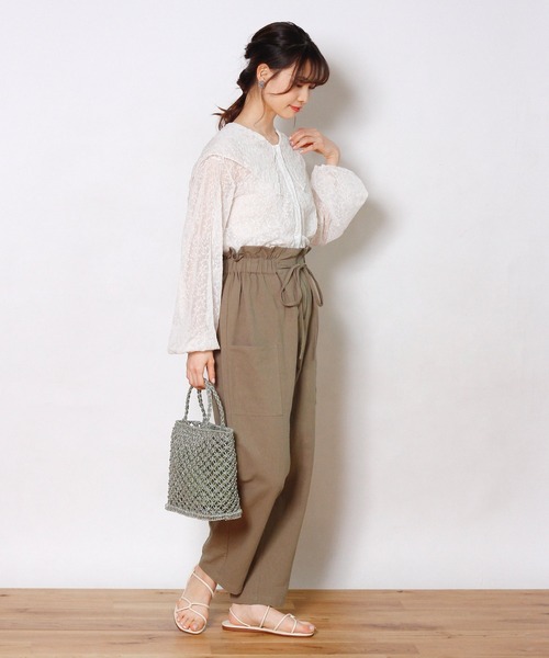 Crisp yours（クリスプユアーズ）の「セーラーカラーシアーブラウス（シャツ/ブラウス・レディース・ホワイト/アイボリー・FREE）」の11枚目の写真