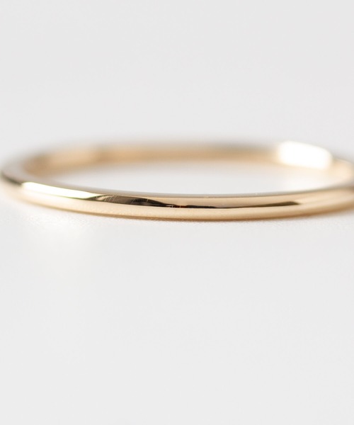 JUICY ROCK（ジューシーロック）の「CYCRO/K10YG ベーシックリング（リング・レディース・ゴールド・#13/#9/#11）」の4枚目の写真