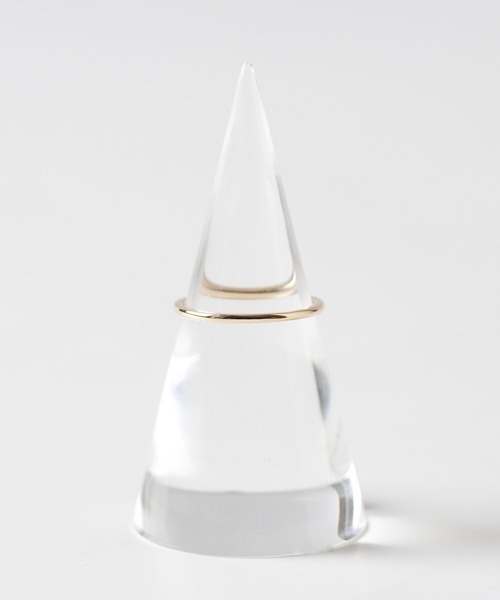 JUICY ROCK（ジューシーロック）の「CYCRO/K10YG ベーシックリング（リング・レディース・ゴールド・#13/#9/#11）」の5枚目の写真