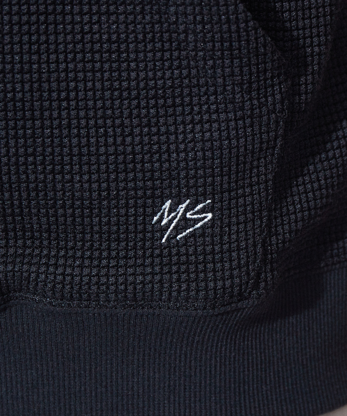 MYSELF ABAHOUSE（マイセルフアバハウス）の「【MYSELF ABAHOUSE】ワッフル ルーズ ノースリーブ プルオーバー パーカー（パーカー・メンズ・ブラック/ネイビー/ライム/ピンクベージュ/ベージュ・フリー）」の21枚目の写真