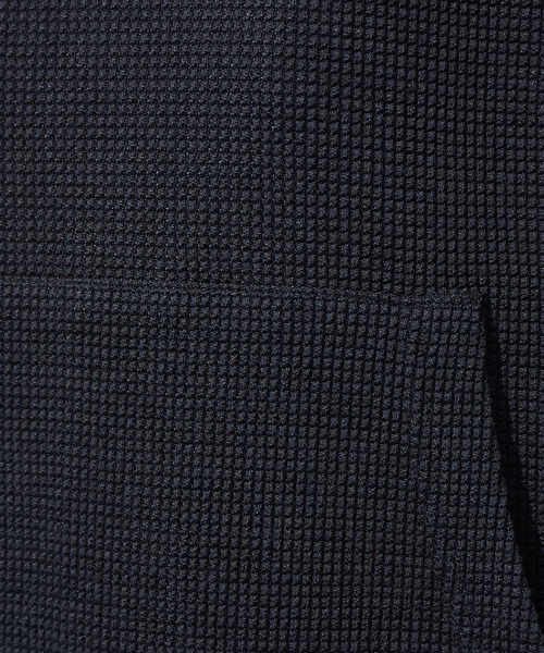 MYSELF ABAHOUSE（マイセルフアバハウス）の「【MYSELF ABAHOUSE】ワッフル ルーズ ノースリーブ プルオーバー パーカー（パーカー・メンズ・ブラック/ネイビー/ライム/ピンクベージュ/ベージュ・フリー）」の10枚目の写真