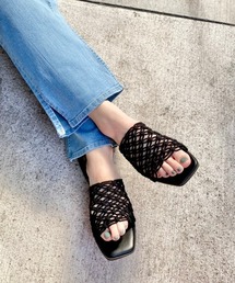 メッシュフラットサンダル 948786