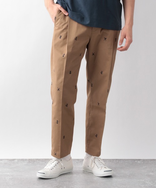 GLOBAL WORK(グローバルワーク)の「BLIND BARBER刺繍パンツ/940144(その他パンツ・メンズ・ネイビー/ブラウン・MEDIUM/LARGE)」の17枚目の写真