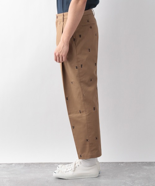GLOBAL WORK(グローバルワーク)の「BLIND BARBER刺繍パンツ/940144(その他パンツ・メンズ・ネイビー/ブラウン・MEDIUM/LARGE)」の14枚目の写真