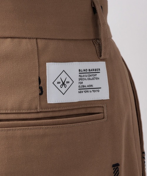 GLOBAL WORK(グローバルワーク)の「BLIND BARBER刺繍パンツ/940144(その他パンツ・メンズ・ネイビー/ブラウン・MEDIUM/LARGE)」の22枚目の写真