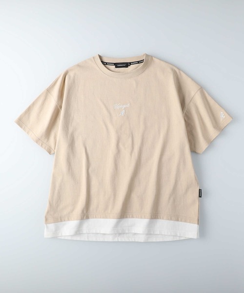 KANGOL（カンゴール）の「【KANGOL】バックデザインＴシャツ（Tシャツ/カットソー・レディース・ライトベージュ/ライム/ブラック・M/L）」の13枚目の写真