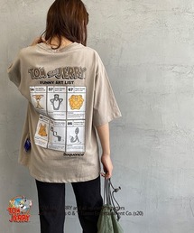 B ONE SOUL | 【WEB限定】[SEQUENCE BY B-ONE-SOUL/シークエンス] トムとジェリー FUNNY ART バックプリントTシャツ(Tシャツ/カットソー)