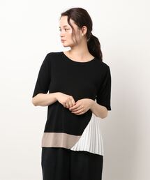 INTERPLANET | サイドプリーツドッキングプルオーバー(ニット/セーター)