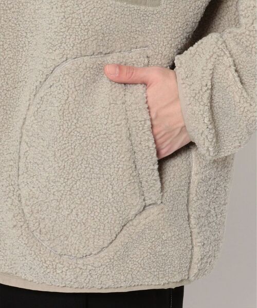 BEN DAVIS/WHITE LABEL（ベンデイビス ホワイトラベル）の「BENDAVIS/ベンデイビス/シープボアジップカーディガン/BOA ZIP CARDIGAN（ブルゾン・メンズ・ブラック/オフホワイト・MEDIUM/LARGE/X-LARGE）」の18枚目の写真