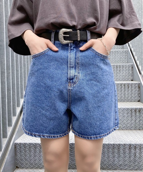 Figments（フィグメンツ）の「ボーイズデニムショーパン（デニムパンツ・レディース・ブラック/インディゴブルー/ブルー系その他・MEDIUM/SMALL）」の3枚目の写真