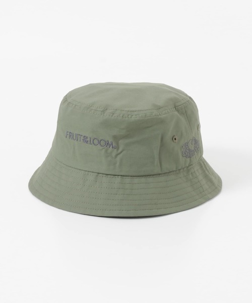FRUIT OF THE LOOM（フルーツオブザルーム）の「『別注』FRUIT OF THE LOOM×DOORS　 刺繍バケットハット（ハット・メンズ・ブラック/ベージュ/ブルー/カーキ・ONE）」の7枚目の写真