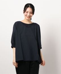 Samansa Mos2 | 三角レース付Tブラウス(シャツ/ブラウス)