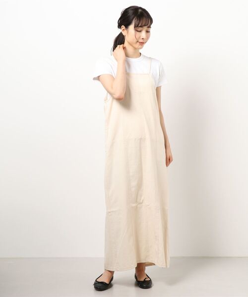 Kastane（カスタネ）の「ハギ入りデニムキャミワンピース（ワンピース・レディース・ブルー/アイボリー・FREE）」の21枚目の写真