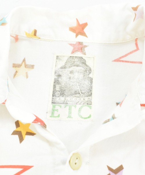 Coca Cola（コカコーラ）の「【ヴィンテージ古着】J,G,HOOK ETC COCACOLA コカ・コーラ 総柄半袖シャツ（シャツ/ブラウス・メンズ・ホワイト・MEDIUM）」の3枚目の写真