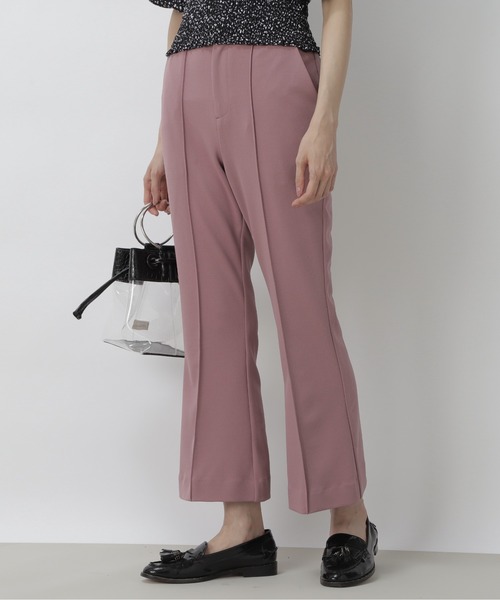 FREE'S MART（フリーズマート）の「カルゼカットソーフレアパンツ（その他パンツ・レディース・ピンク/ブラック/ブルー・SMALL/MEDIUM）」の3枚目の写真