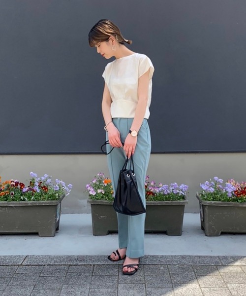 FREE'S MART（フリーズマート）の「カルゼカットソーフレアパンツ（その他パンツ・レディース・ピンク/ブラック/ブルー・SMALL/MEDIUM）」の10枚目の写真