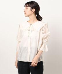 earth music&ecology | シアービックカラーブラウス ＊(シャツ/ブラウス)