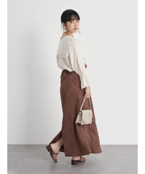 earth music&ecology(アースミュージックアンドエコロジー)の「シアービックカラーブラウス *(シャツ/ブラウス・レディース・ブラック/ミント/オフホワイト/パープル・FREE)」の11枚目の写真