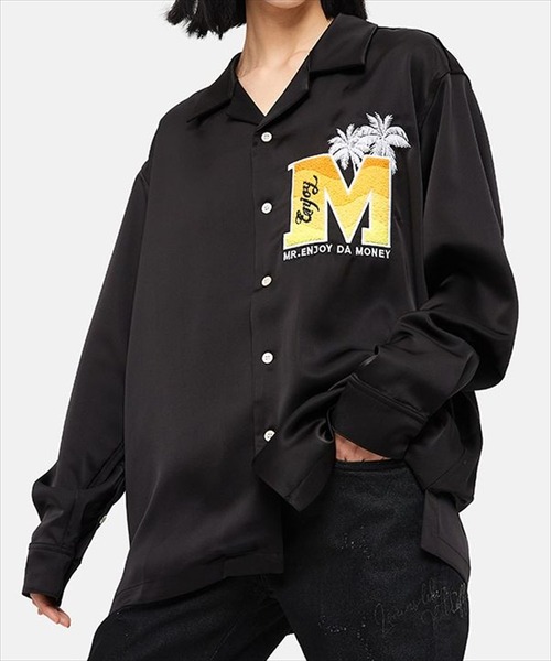 M.E.D.M（エムイーディーエム）の「M.E.D.M(エムイーディーエム)/ワッペンシャツ/Coconuts Shirt(MEDM)（シャツ/ブラウス・メンズ・ブラック・X-LARGE/LARGE）」の2枚目の写真