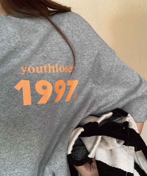 meJane（ミージェーン）の「1997バックプリントロゴビッグシルエットTシャツ【ZOZOTOWN限定】（Tシャツ/カットソー・レディース・ホワイト/グレー・FREE）」の11枚目の写真