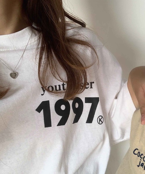 meJane（ミージェーン）の「1997バックプリントロゴビッグシルエットTシャツ【ZOZOTOWN限定】（Tシャツ/カットソー・レディース・ホワイト/グレー・FREE）」の8枚目の写真