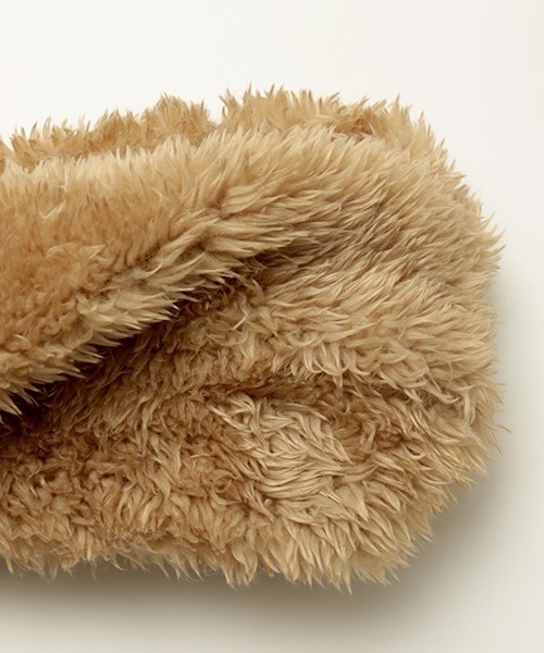 チチカカ（チチカカ）の「ボアクロスヘアバンド（ヘアバンド・レディース・ベージュ/パープル/ライトグリーン・FREE）」の12枚目の写真