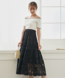 MIIA | レースティアードスカート(スカート)