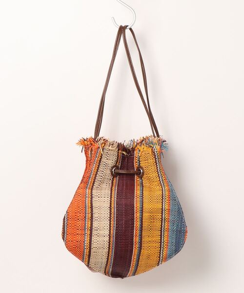 EleSac（エルサック）の「/Ele’Sac/Raffia Sheet BAG（ハンドバッグ・レディース・イエロー・FREE）」の2枚目の写真