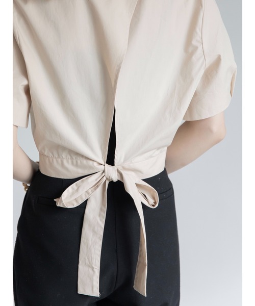 amel（エイメル）の「バックリボンブラウス（シャツ/ブラウス・レディース・ベージュ・FREE）」の15枚目の写真