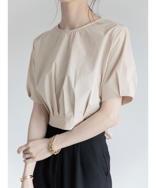 amel（エイメル）の「バックリボンブラウス（シャツ/ブラウス・レディース・ベージュ・FREE）」の13枚目の写真