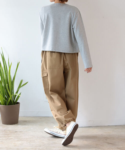 BeAMS DOT（ビームスドット）の「【WEB限定】BeAMS DOT / ホックスウェット カーディガン（カーディガン/ボレロ・レディース・ベージュ/グレー/ブラック・FREE）」の13枚目の写真
