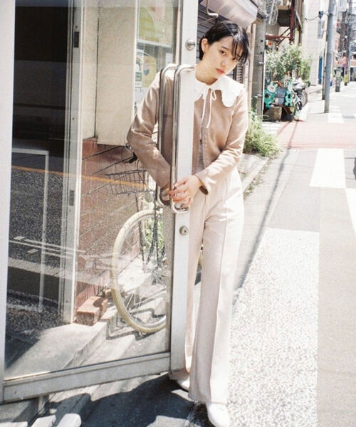 BeAMS DOT（ビームスドット）の「【WEB限定】BeAMS DOT / ホックスウェット カーディガン（カーディガン/ボレロ・レディース・ベージュ/グレー/ブラック・FREE）」の17枚目の写真