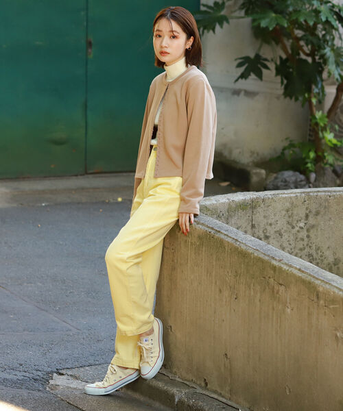 BeAMS DOT（ビームスドット）の「【WEB限定】BeAMS DOT / ホックスウェット カーディガン（カーディガン/ボレロ・レディース・ベージュ/グレー/ブラック・FREE）」の20枚目の写真