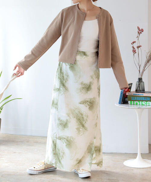 BeAMS DOT（ビームスドット）の「【WEB限定】BeAMS DOT / ホックスウェット カーディガン（カーディガン/ボレロ・レディース・ベージュ/グレー/ブラック・FREE）」の22枚目の写真