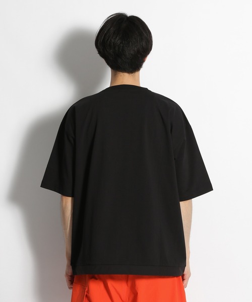 niko and...(ニコアンド)の「デザインポケットドロストTシャツ(Tシャツ/カットソー・メンズ・ブラック/オフホワイト/オレンジ/グリーン・MEDIUM/LARGE)」の11枚目の写真