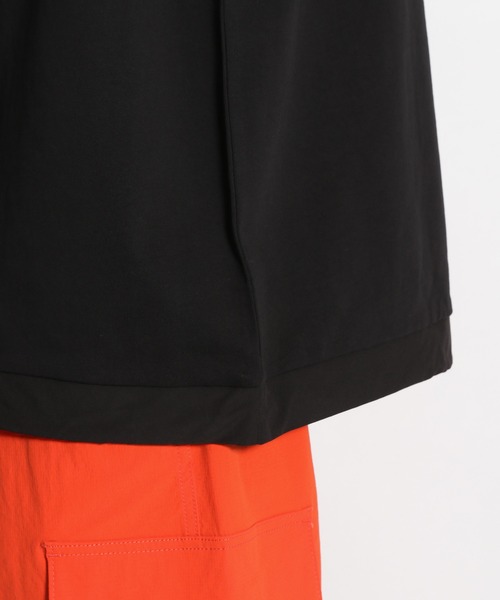 niko and...(ニコアンド)の「デザインポケットドロストTシャツ(Tシャツ/カットソー・メンズ・ブラック/オフホワイト/オレンジ/グリーン・MEDIUM/LARGE)」の14枚目の写真