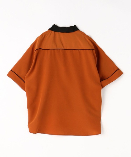 179/WG(イチナナキュウダブルジー)の「ボーリングシャツ(シャツ/ブラウス・レディース・サックスブルー/オレンジ/ネイビー・MEDIUM)」の11枚目の写真