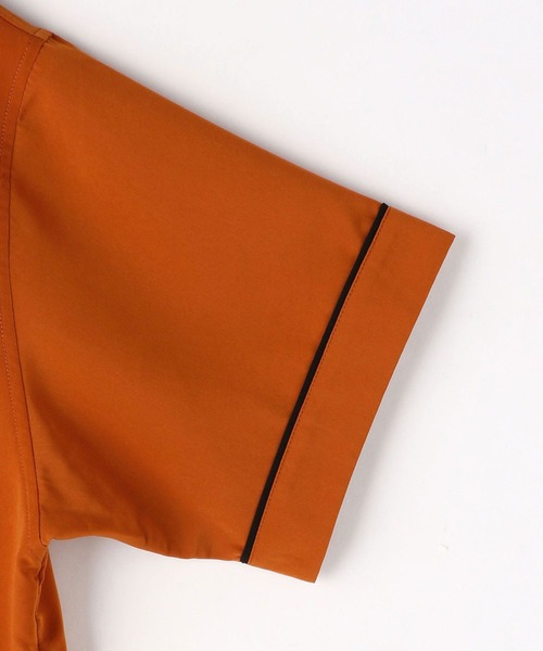 179/WG(イチナナキュウダブルジー)の「ボーリングシャツ(シャツ/ブラウス・レディース・サックスブルー/オレンジ/ネイビー・MEDIUM)」の13枚目の写真