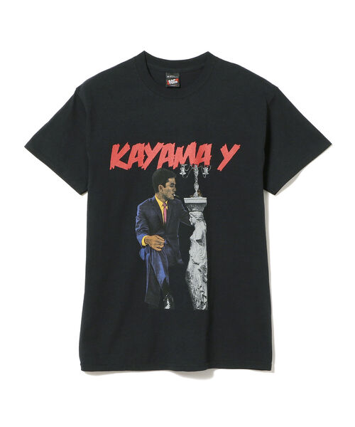 RAPTEES（ラップティーズ）の「RAP TEES / KAYAMA YUZO Collaboration Tシャツ（Tシャツ/カットソー・メンズ・ブラック・MEDIUM/LARGE/X-LARGE）」の4枚目の写真