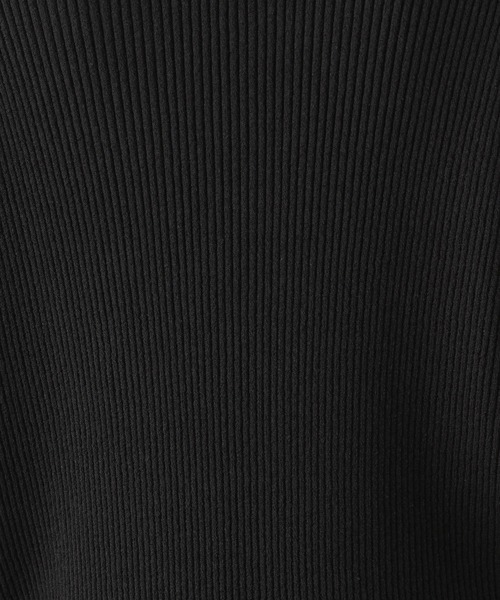 Ezick（エジック）の「【セットアップ】リブVネックベスト（Tシャツ/カットソー・レディース・ホワイト/ブラック・FREE）」の5枚目の写真