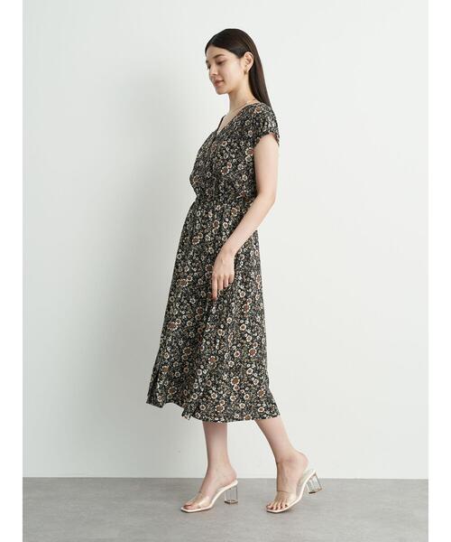 Vecca イェッカヴェッカ のファッション セール ワンピース Yecca レトロ花柄ワンピース ワンピース Yecca