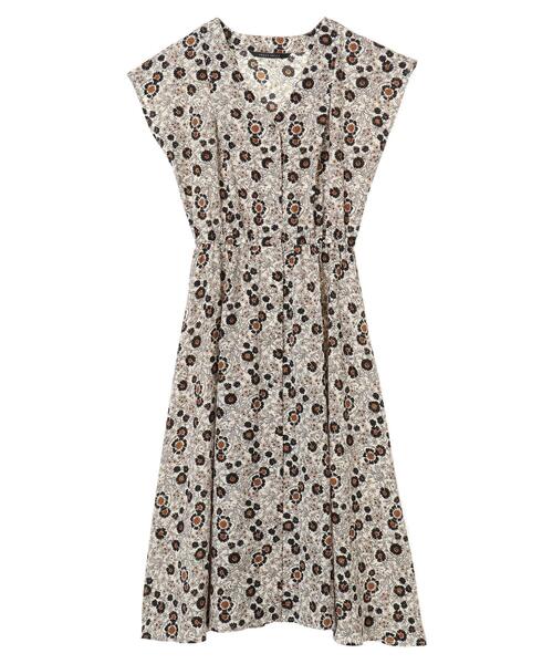 Vecca イェッカヴェッカ のファッション セール ワンピース Yecca レトロ花柄ワンピース ワンピース Yecca