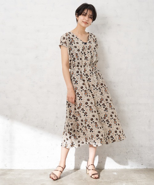 セール レトロ花柄ワンピース ワンピース Yecca Vecca イェッカヴェッカ のファッション通販 Zozotown