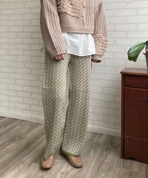 ジャガードパンツ