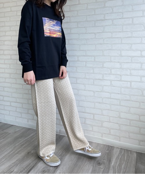Chiaro（キアロ）の「ジャガードパンツ（その他パンツ・レディース・ベージュ/オリーブ/アイボリー/ブラック・FREE）」の13枚目の写真